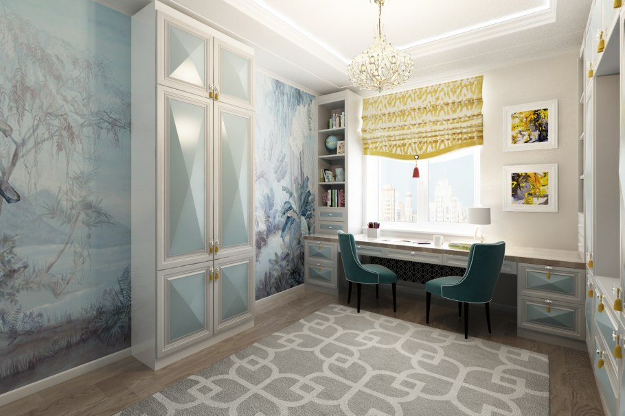 Комната для подростка в стиле классика