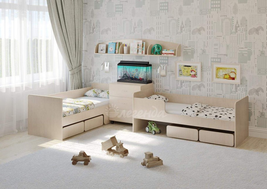 Детские кровати углом