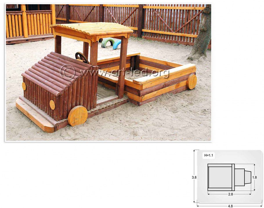 Детская площадка машинка