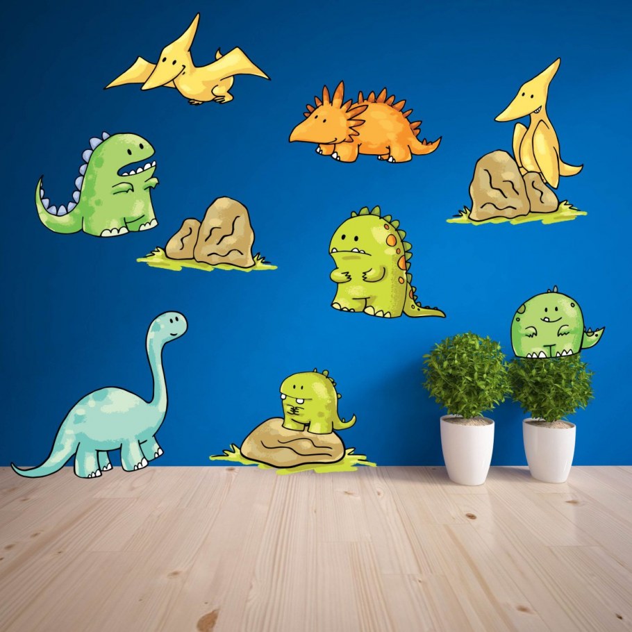 Динозавры Минимализм чб