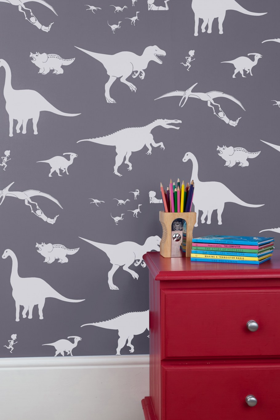 Обои дизайнерские динозавр