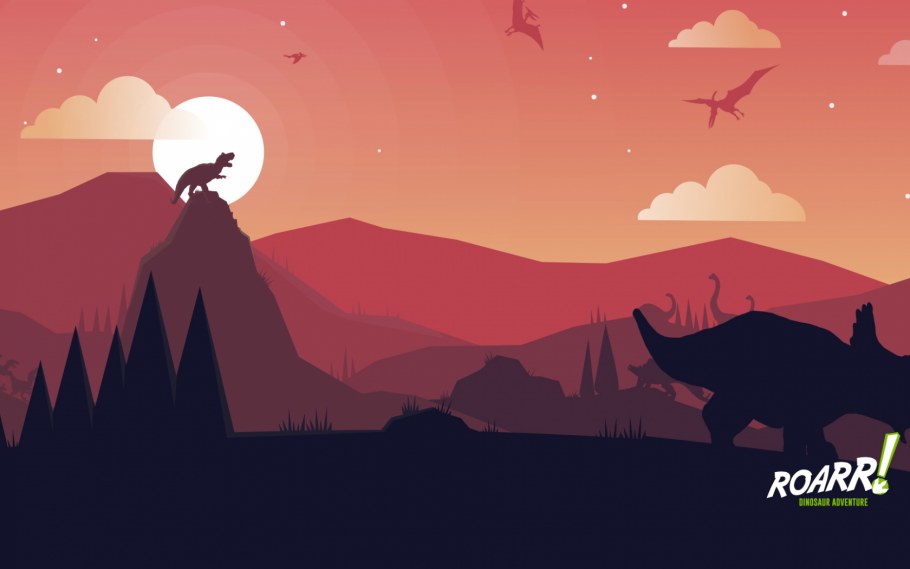 Динозаврик Минимализм