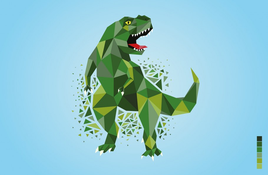 Декор для комнаты динозавры