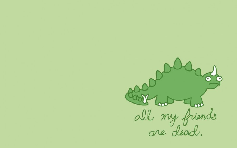 Минималистичный динозавр