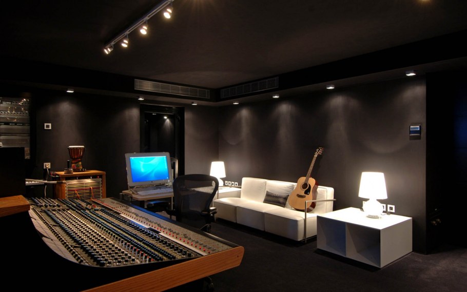 Студия звукозаписи интерьер