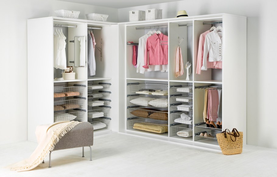 Гардеробная на мансардном этаже