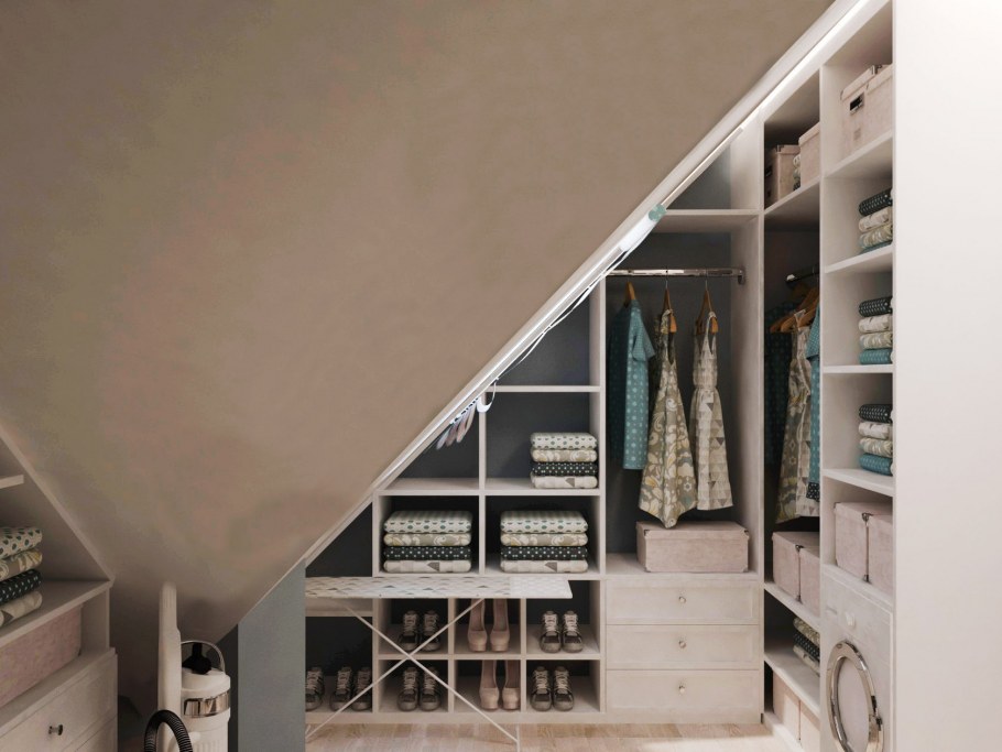 Икеа мансардные шкафы