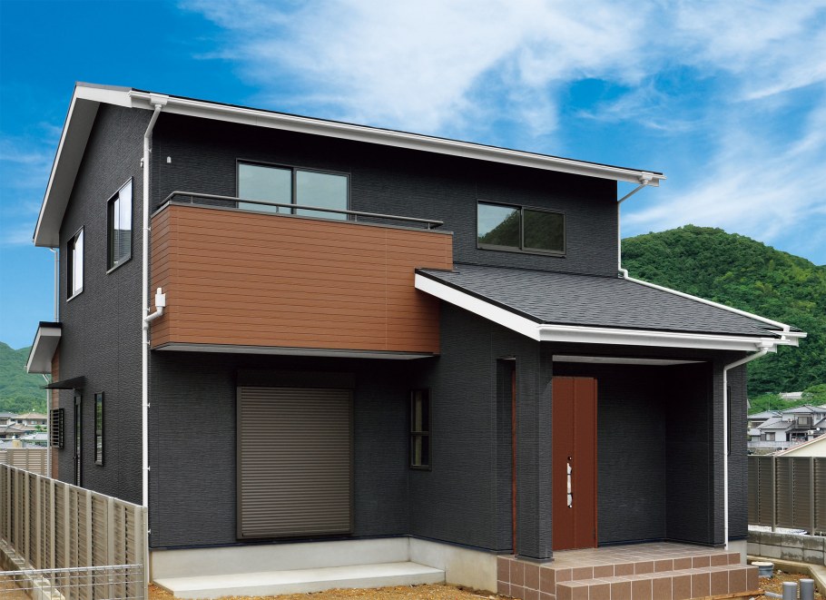 Фасад в японском стиле