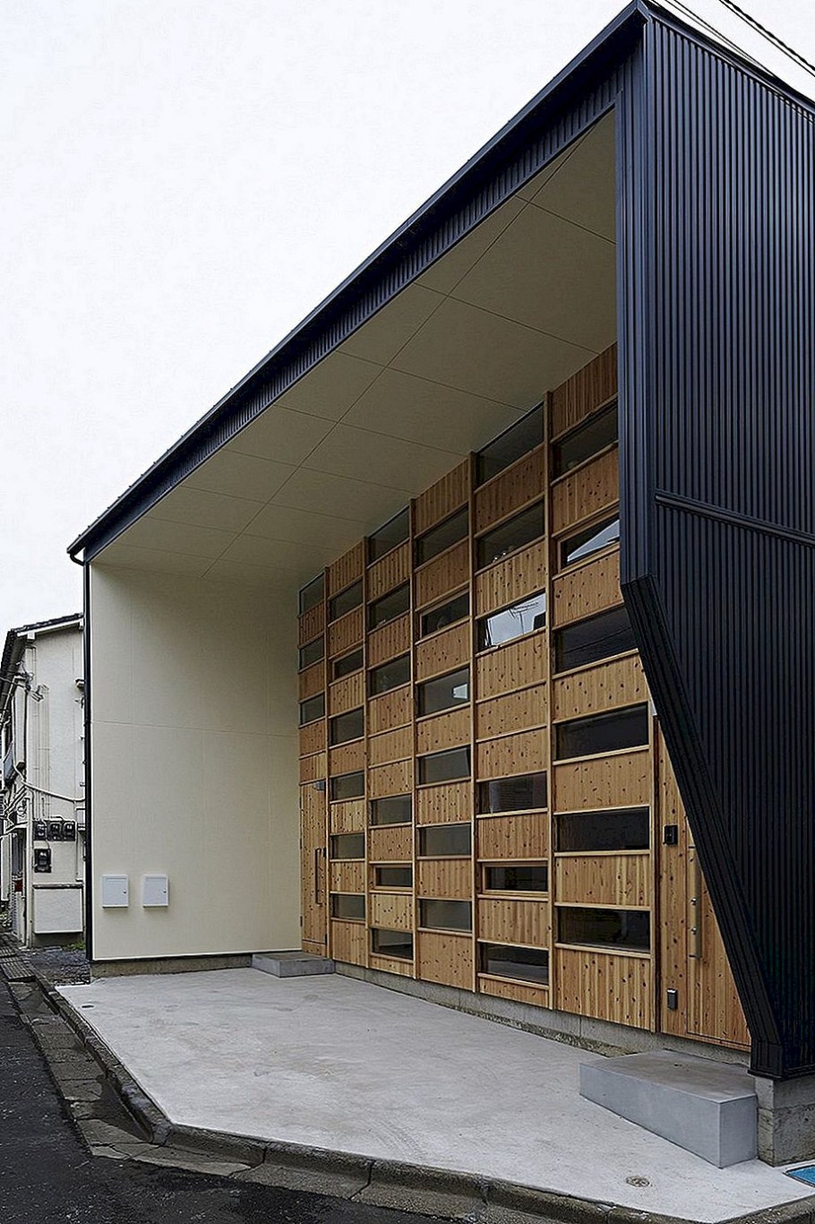 Фасад с фиброцементными плитами