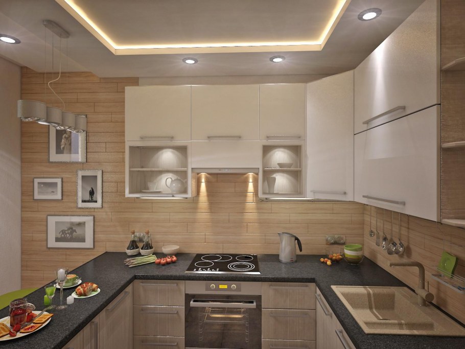 Интерьер стандартной кухни