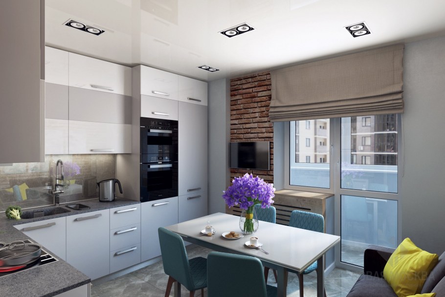 Интерьер двухкомнатной квартиры п-46