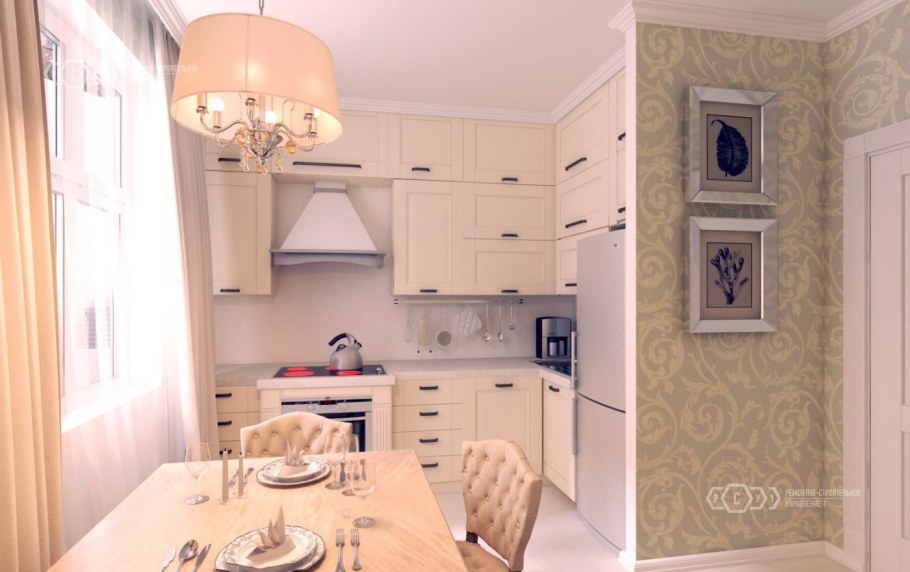 Кухня в стандартной квартире