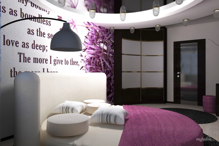 Дизайн спальни для молодой девушки