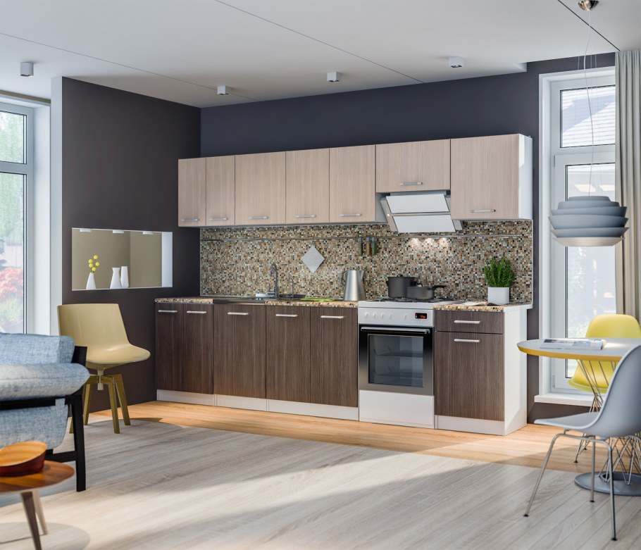 Кухня Виктория(сосна Авола/шампань)