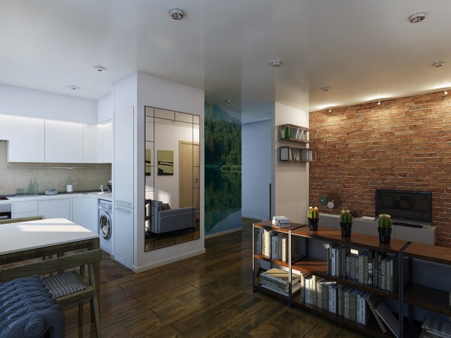 Лофт в хрущевке 42 кв.м