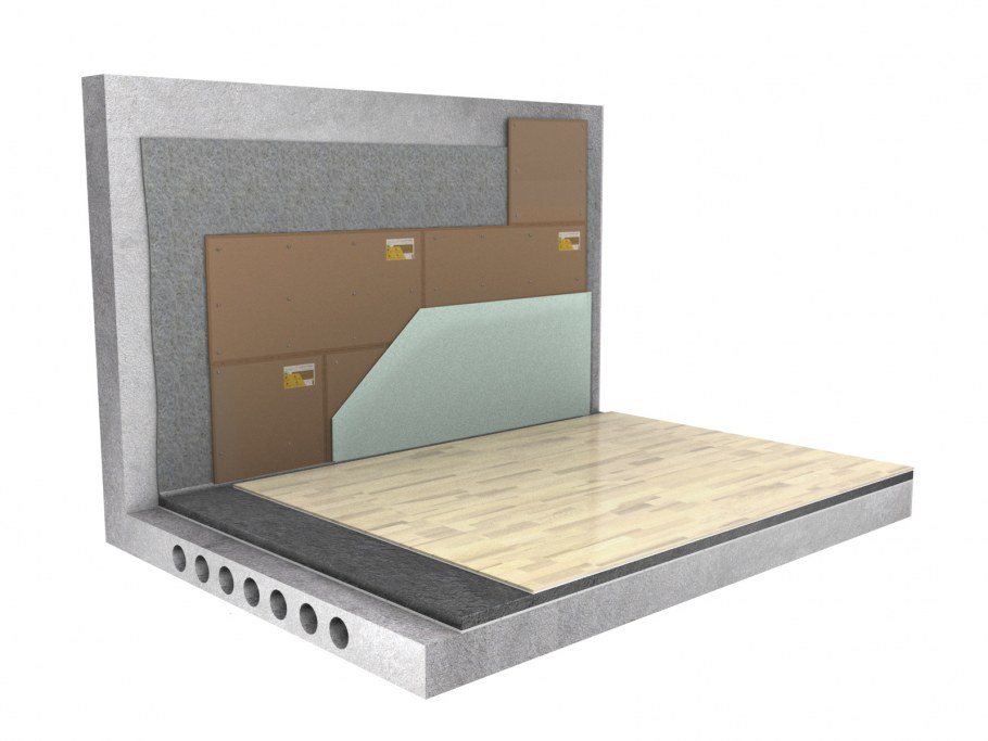 Звукоизолирующие акустические панели типа АКУСТОВЪ шип 50