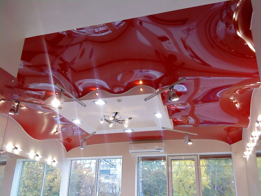 Подвесной потолок волна