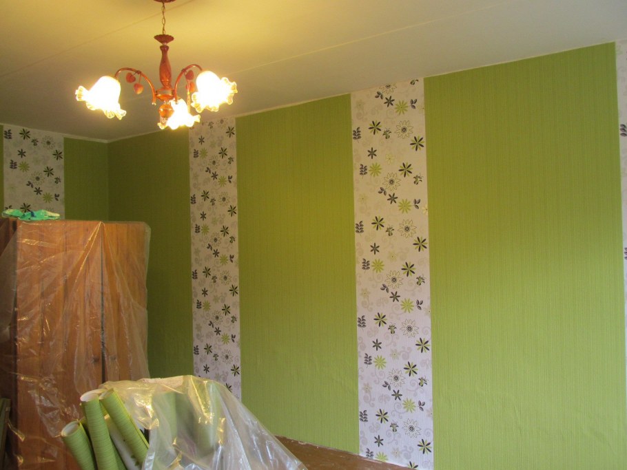 Поклейка обоев