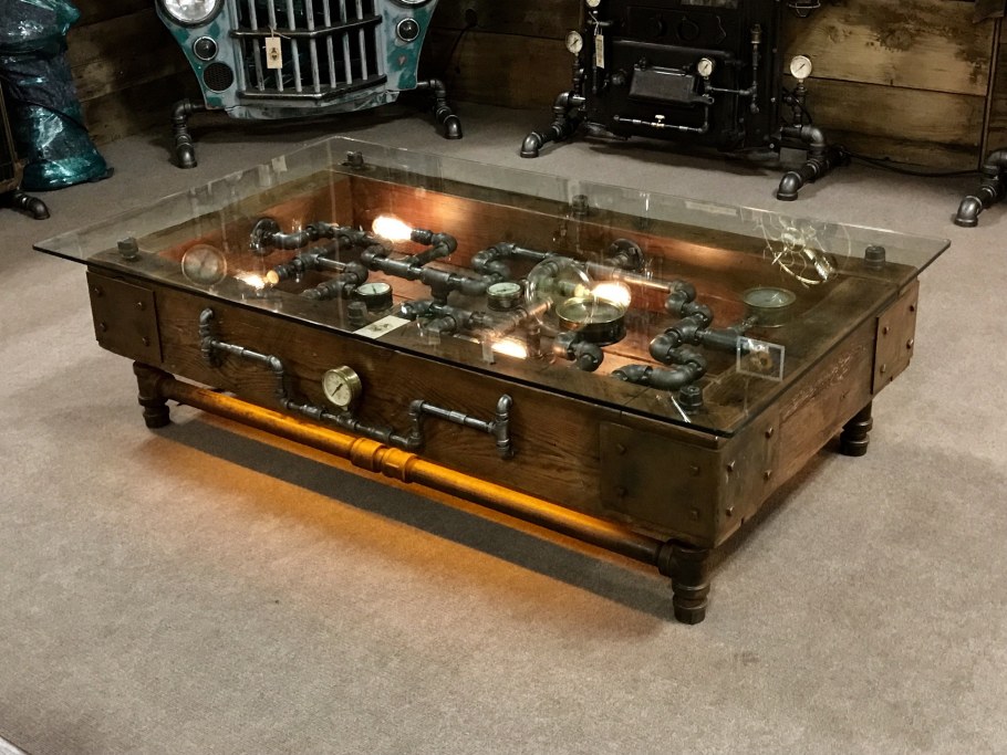 Тумба в стиле стимпанк