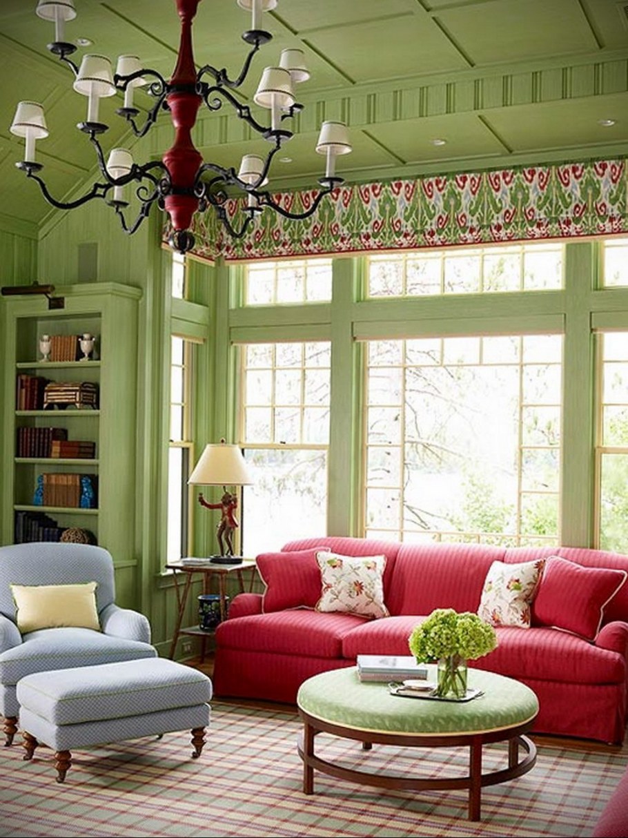 Фисташковый цвет в интерьере