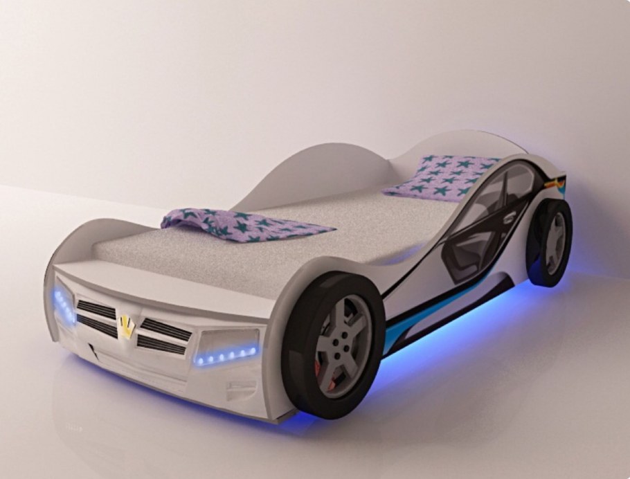 Адвеста кровать машина детская мебель