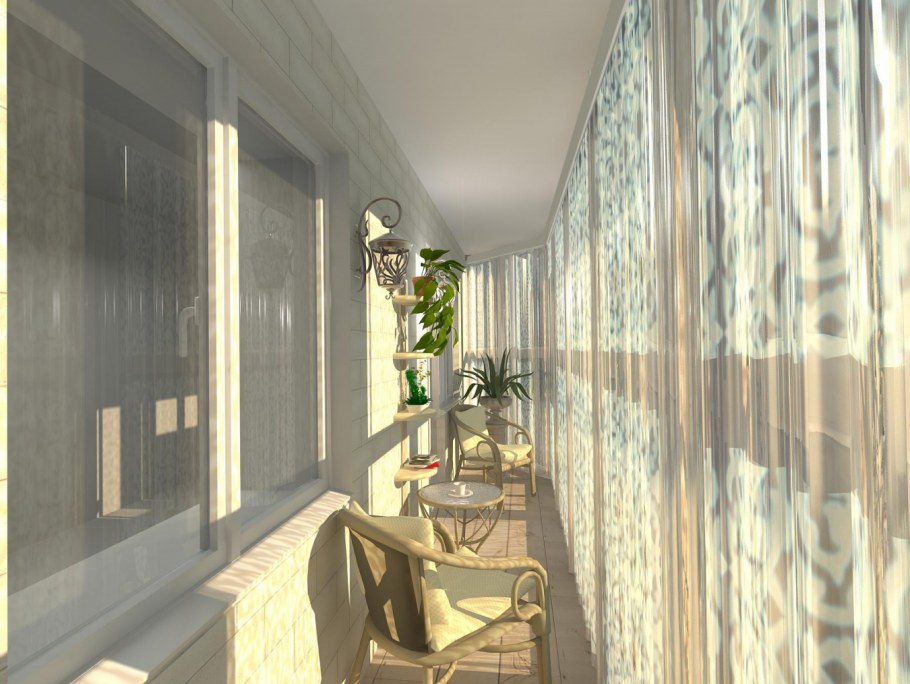 Витражное остекление лоджии