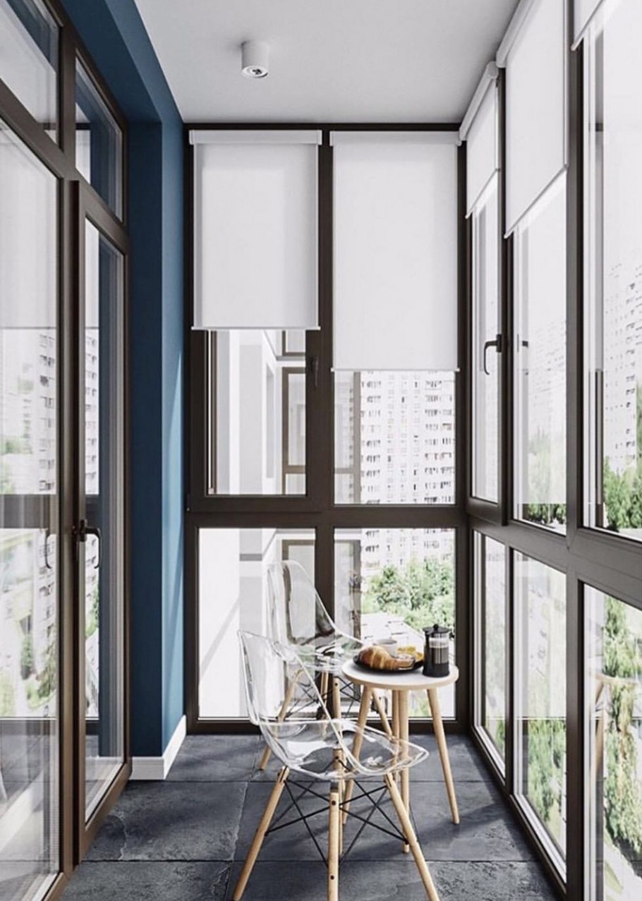 Современная отделка лоджии