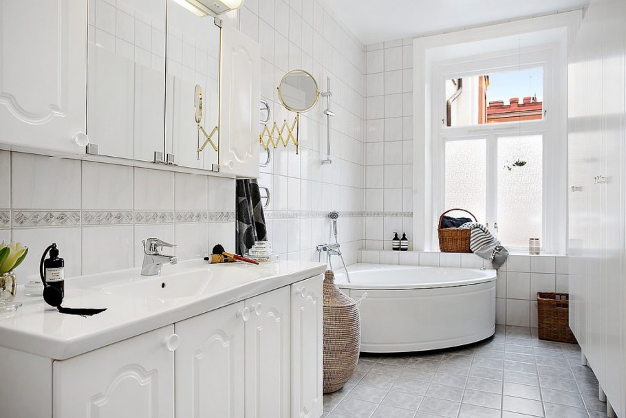 Плитка белая Сканди