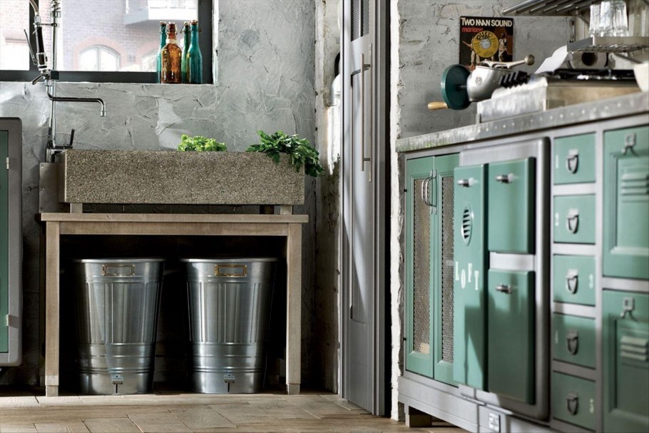 Ручки для кухни в стиле лофт