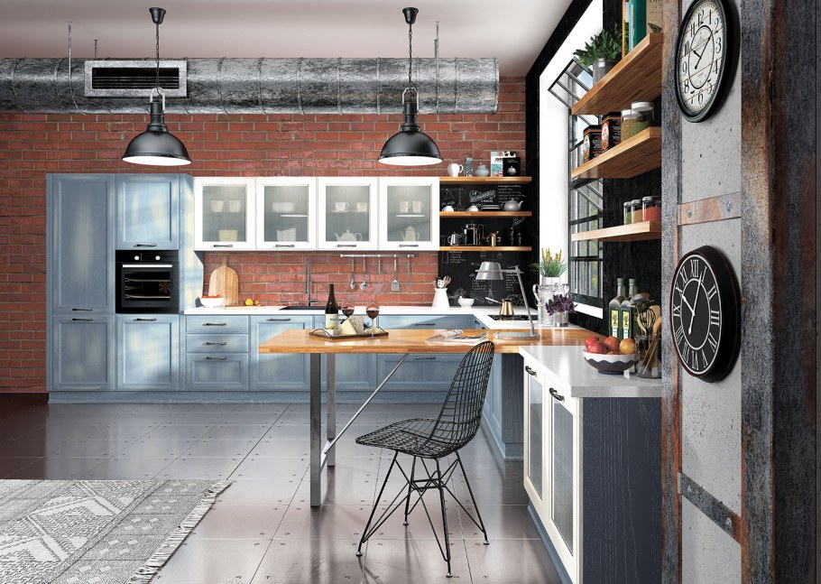 Кухня Милан джинс РУССТА
