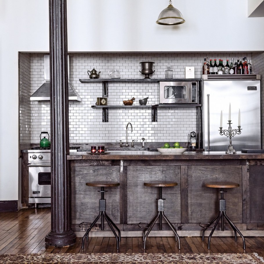 Кухонный гарнитур в стиле Индустриальный