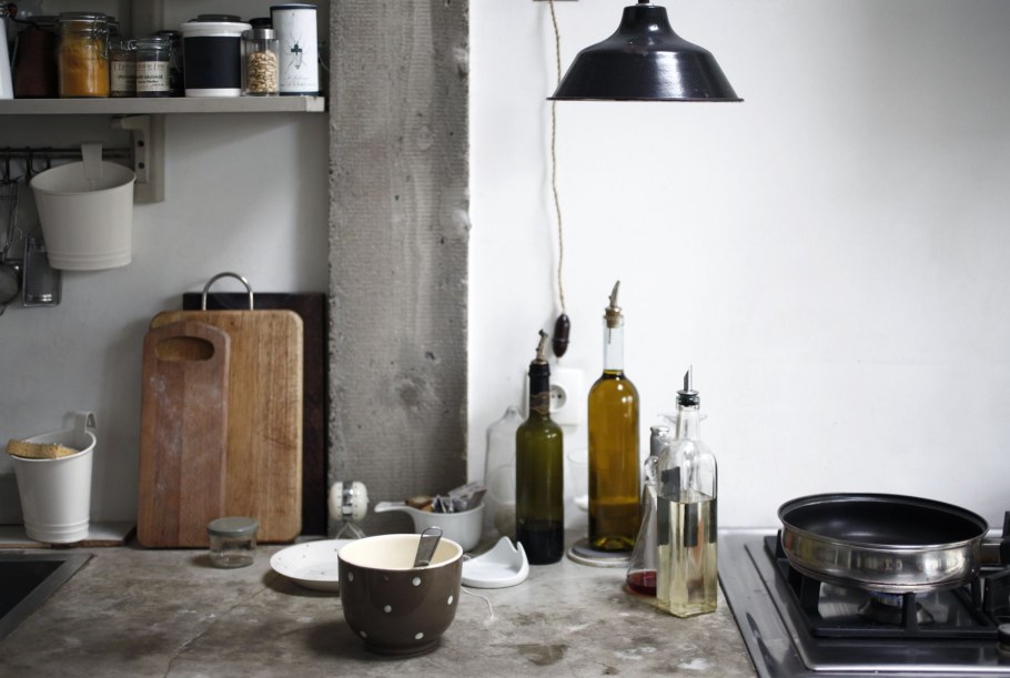 Самовар в интерьере лофт