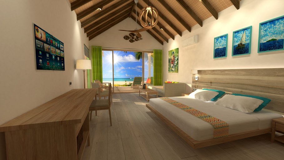 Вид из бунгало