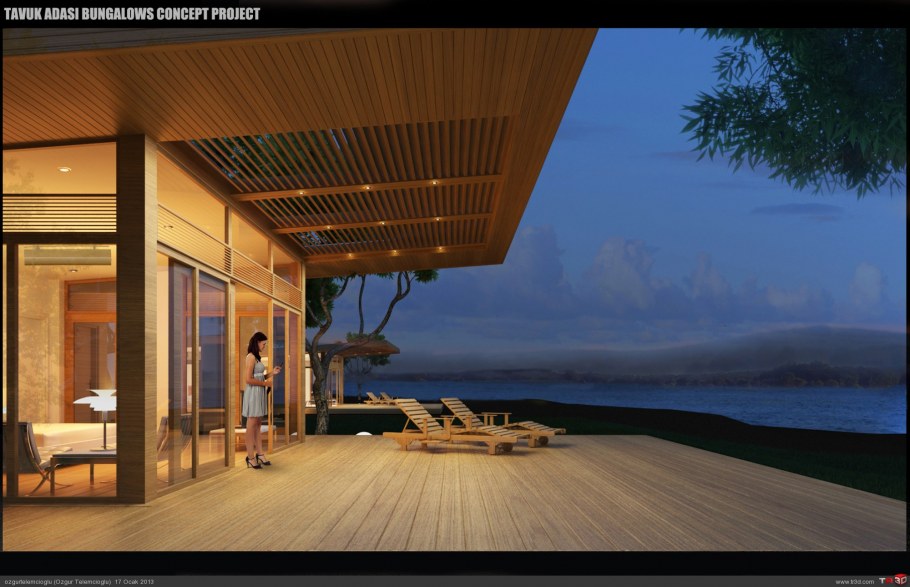 Подсветка деревянной комнаты