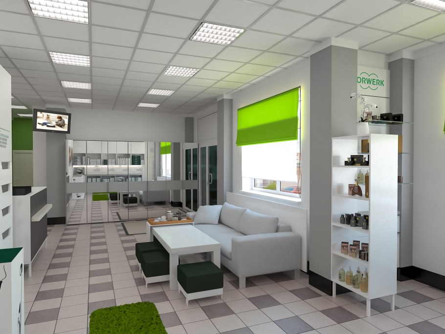 Интерьер торговых помещений