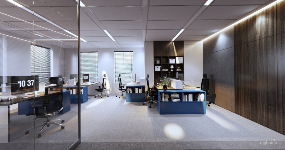 Интерьер строительных офисов