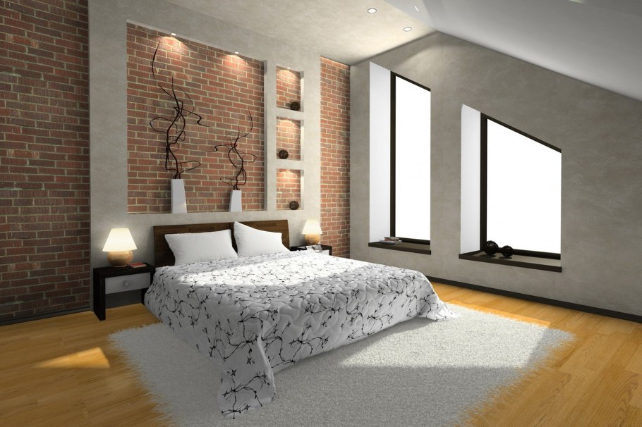 Ниши в интерьере спальни