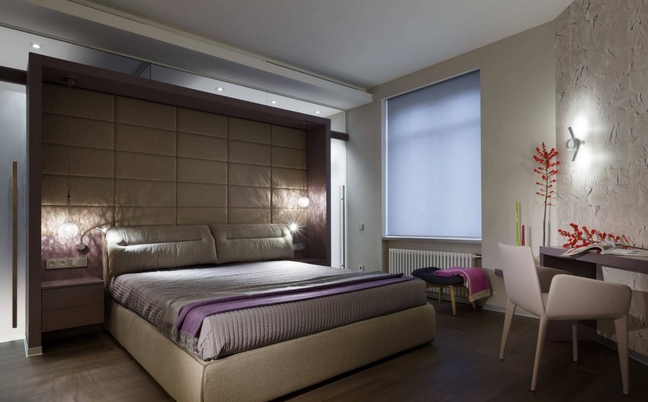 Ниша в спальне для кровати