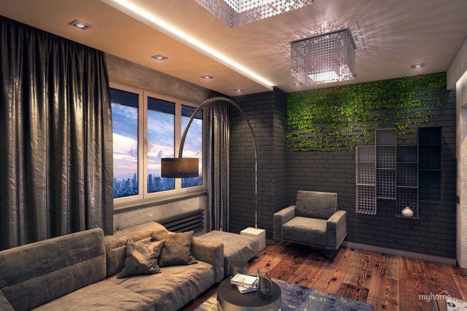 Интерьер квартиры холостяка