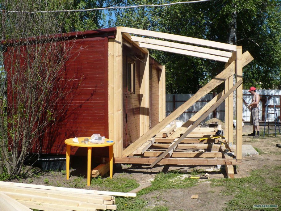 Пристройка к сараю