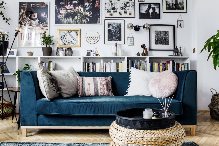 Декор гостиной в скандинавском стиле