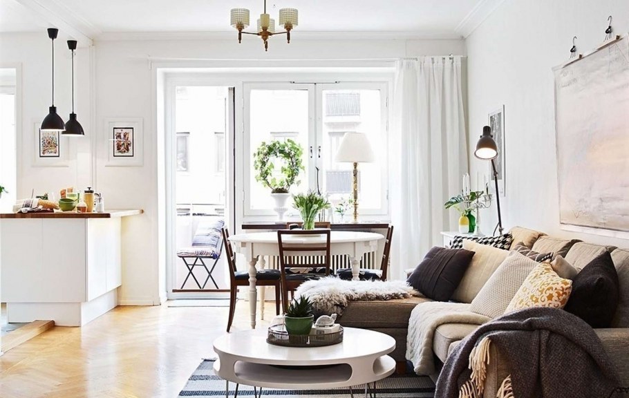 Интерьер Швеция Скандинавский