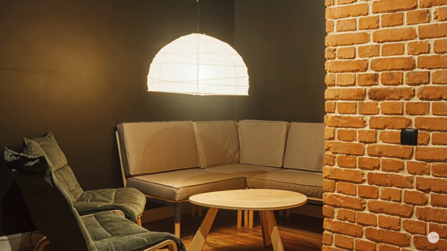 Акцентная стена в стиле лофт