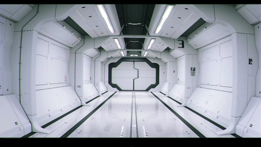 Sci Fi Corridor двери