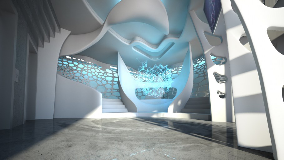 Двери в футуристическом стиле