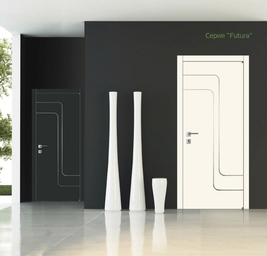 Межкомнатные двери в стиле Хай тек