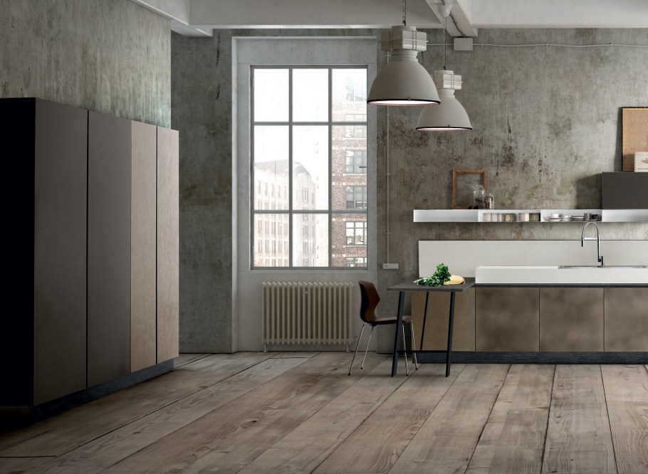 Кухня в стиле Индастриал лофт