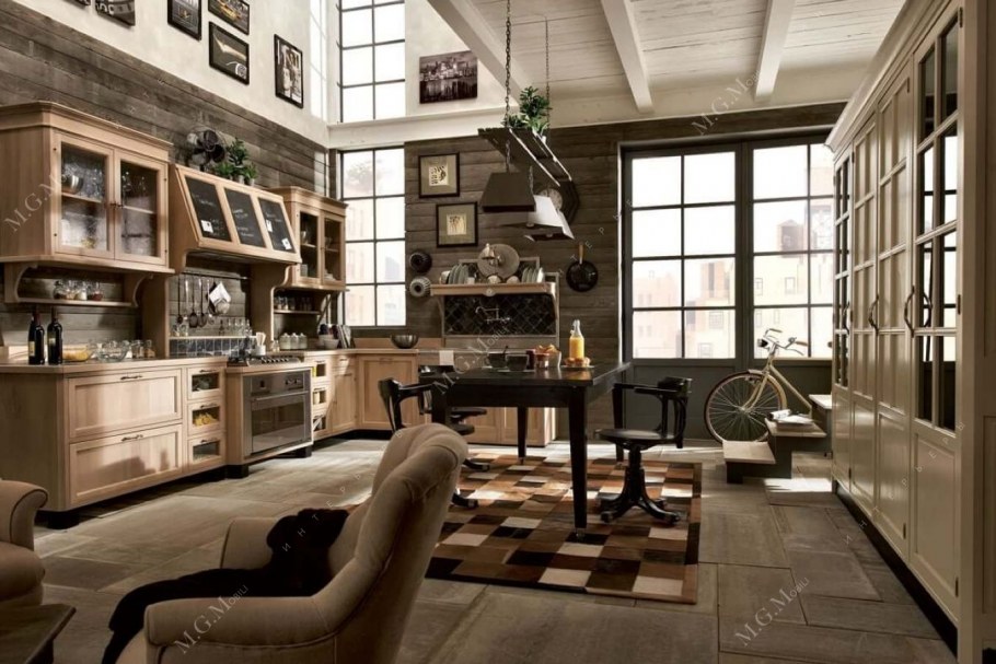 Кухня в Индустриальном стиле
