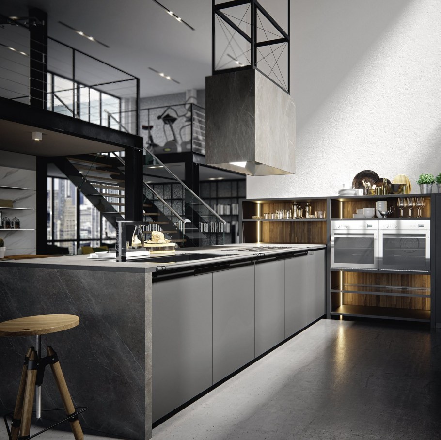 Итальянские кухни из нержавейки