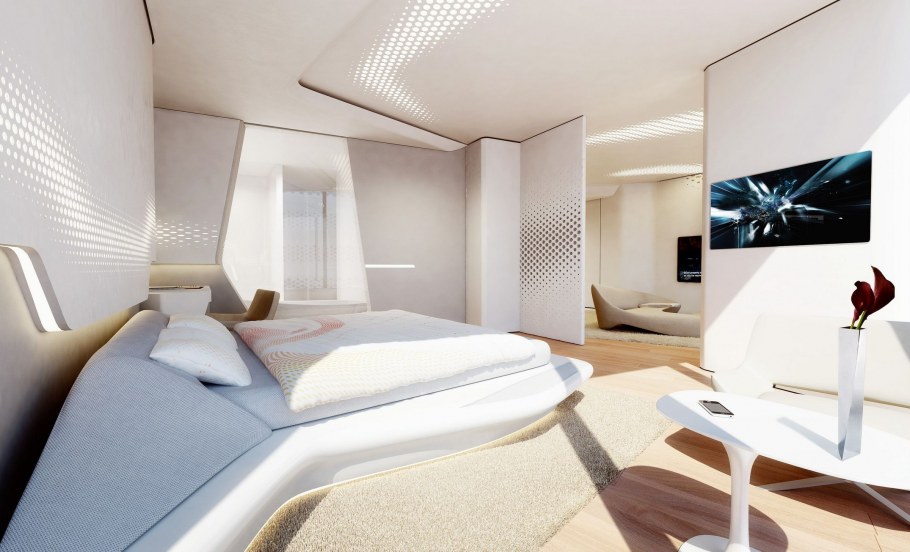 Заха Хадид интерьер гостиницы